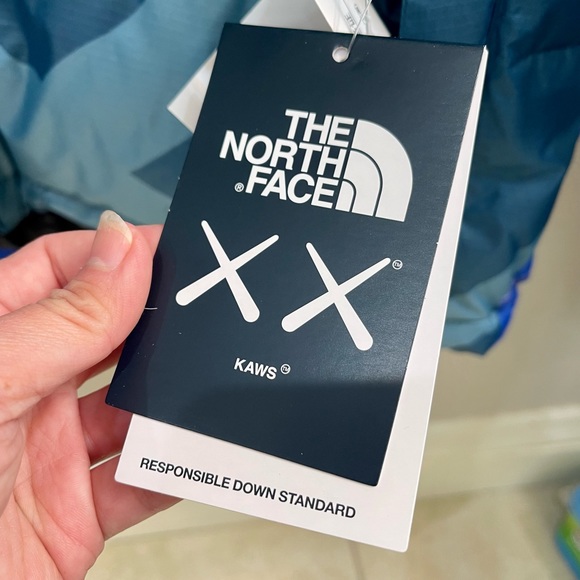 ππ NWT Kaws x the north face retro nuptse shell puffer jacket - Picture 5 of 6